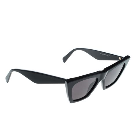 celine 41468/s|Celine Cl41468/s 807ir Black Cat Eye Sunglasses .